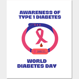 Awareness of type 1 diabetes Posters and Art